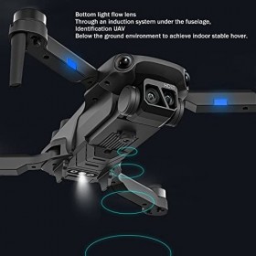 Beausoleil H9 6K HD Photographie AéRienne Positionnement de Flux Avion Moteur Brushless Drone Double CaméRa Pliable Quadcopte