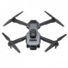 BOROCO K6 Max Drone Triple Caméra, Évitement DObstacle RC Drone HD Photographie Aérienne Quadricoptère Pliant pour Adultes E