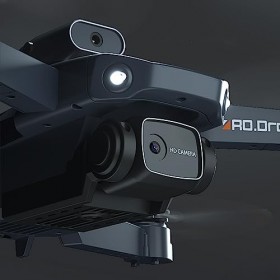 EFASO F22 FPV Drone pliable noir avec caméra WiFi avant et arrière Caméra Alitude Mode FPV Quadcopter Démarrer/atterrir autom