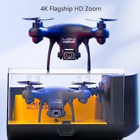 Drone pour Adultes et Enfants, Mini Drone Aérien WiFi 4K HD, Drone Cascadeur à 360 Degrés, Vol Stationnaire Intelligent Pliab