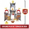 Pat Patrouille Rescue Knights - CHÂTEAU Fort + Figurine Chevalier Chase + Dragon Draco - Découvre Les Secrets du Château Pat