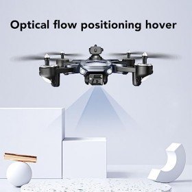 K7 Mini Drone avec Double Caméra 4K, Quadcopter Aérien Pliable HD WIFI avec Télécommande, Maintien DAltitude du Flux Optique