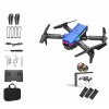 Drones avec double caméra pour adultes-F190 Drone avec étui de transport,drone RC pliable maintien daltitude,mode sans tête,