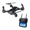 Dinglong Drone,E58 Drone WiFi FPV Rc Drone Quadcopter avec 2.0 MP Caméra HD 4 Canaux 2,4 Ghz 6-Gyro Noir Cool 