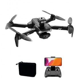 Duisger Mini drone télécommandé avec caméra Drone aérien sans tête