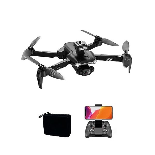 Duisger Drone télécommandé avec caméra 8K caméra 5GWIFI Évitement dobstacles à 360 ° Mode sans tête Localisation du flux opt