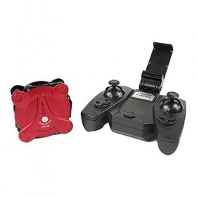 Dinglong Drone,FQ777 FQ17W WiFi FPV Poche Pliable Drone avec 0.3 MP caméra Altitude Hold Mode Rouge 