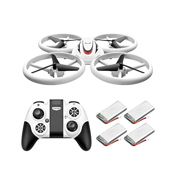 SUBECO Mini Drone Facile à Piloter pour Les Enfants et Les débutants, quadricoptère hélicoptère RC intérieur extérieur avec M