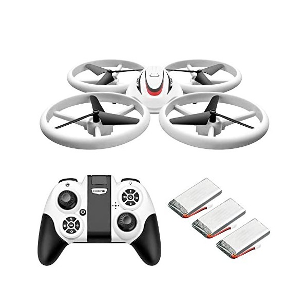 SUBECO Mini Drone Facile à Piloter pour Les Enfants et Les débutants, quadricoptère hélicoptère RC intérieur extérieur avec M