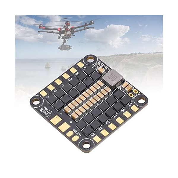 VGEBY Brushless ESC, 30A 4 en 1 Brushless ESC 2‑6S Support Blheli S RC Accessoires pour FPV Racing Drone Quadcopter