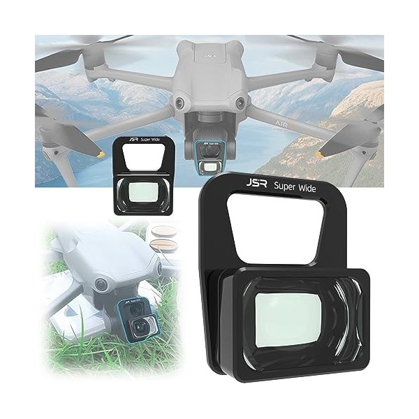 Honbobo Filtre pour DJI Air 3 Objectif Grand Angle Filtre Grand Angle AIR 3 Drone Caméra Accessoires