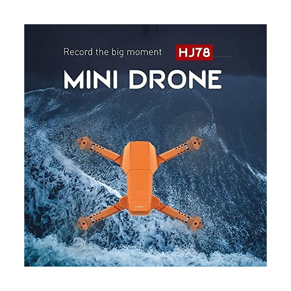 OBEST Mini Drone Caméra 1080, Drone Pliable Pour Enfants, Maintien en Hauteur, Mode sans Tête, Transmission Vidéo FPV WiFi, R