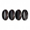 Freewell Jour Standard - Série 4K - Filtres pour objectifs de caméra 4Pack ND4, ND8, ND16, CPL Compatible avec Mavic 2 Zoom/M