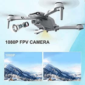 4DRC F10 Drone Pliable avec Caméra 1080P pour adultes,Quadricoptère HD FPV Télécommandé Cadeau Jouet,Vol de Trajectoire,Contr
