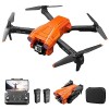 Drone RC avec double caméra 4K HD, quadricoptère RC 1080P avec 2 batteries, mode sans tête dévitement dobstacles, contrôle 