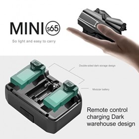 tairong Drone avec Double Caméra 4K HD, S65 RC Quadcopter Pliable pour Adultes Débutants, GPS Intelligent Return, 2.4GHz FPV 