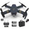 XTREME STYLE XS89FPV Mini drone avec double caméra 4K UHD Zoom 50x D 2 batteries 30 min Temps de vol 120 m Pliable et élégant