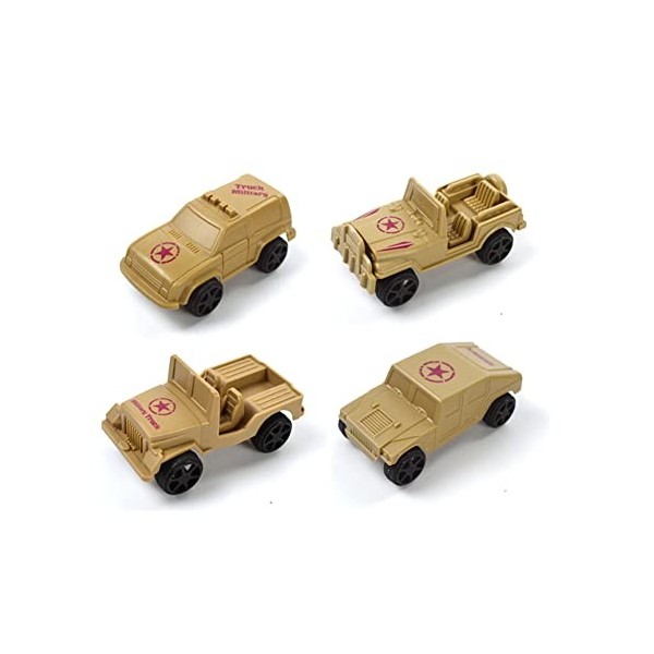 LICHENGTAI 64 pièces Figures Action Army Ensemble, Coffret Set de Jeu Militaire avec Soldats Tanks Avions Drapeaux, Soldat Fi