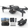 Drone avec Caméra HD 2 Caméras Mini Drones Enfant Lentille réglable électriquement à 135° RC FPV WIFI Jouets Quadcopter Pliab
