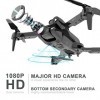 IDEA12 Drone avec Caméra Réglable 1080P, Drone FPV Pliable avec 2 Caméras Positionnement du Flux Optique, Quadcopter RC avec 