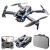 Goolsky Drone avec Camera 4K Daul LS-S1S WIFI 2,4GHz Drone Professionnel Détection dObstacles, Photographie Gestuelle, 6-Axe