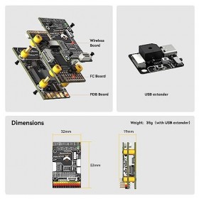 Speedybee F405 Wing Flight Controller : Support INAV Ardupilot APP Wireless Configuration, 11 PWM Solder-free Multilayer FC P