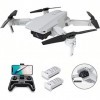 OBEST Drone avec Caméra 4k HD,Drone avec Deux caméra Professionnel, Positionnement du Flux Optique, WiFi Pliable FPV Quadcopt