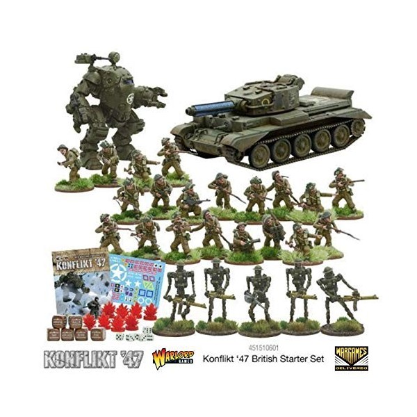 Wargames Delivered – 28mm Chars Militaires Miniatures Jeu – Guerre Mondiale RPG Miniature Ensemble Jeu de Guerre – Warlord Ga