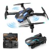 Drones avec Caméra, Stone Drone, X6 Drone 4K Double Caméra HD Photographie Aérienne Drone Localisation du Flux Optique 3 Face