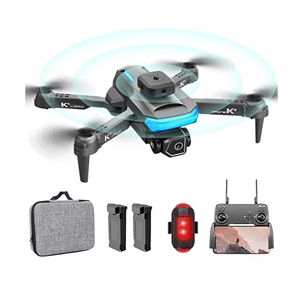 OBEST Drone Avec Caméra Enfant 1080P,Avion Avec Deux Caméras,Quadco