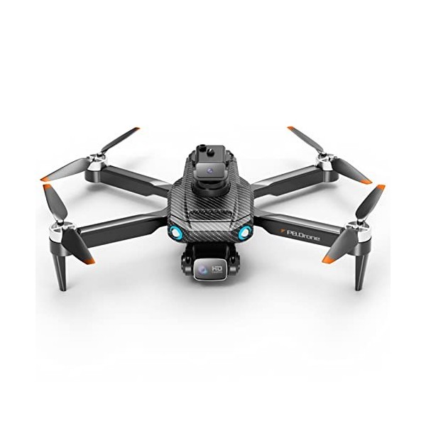 Goolsky Drone télécommandé GPS avec caméra 4K Double caméra Évitement dobstacles Moteur sans balai Localisation du flux opti