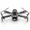 Goolsky Drone télécommandé GPS avec caméra 4K Double caméra Évitement dobstacles Moteur sans balai Localisation du flux opti
