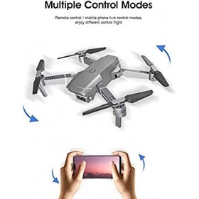 Drone Avec Caméra 4K, UAV Quadrirotor Avec Caméra À Imagerie Thermique Vidéo 3 Axes Gimbal 34 Min De Temps De Vol, Fonction D