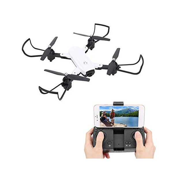 Drone RC avec caméra HD 1080P / 4K, Quadricoptère GPS Pliable RC, Quadricoptère Smart Follow Drone avec décollage/atterrissag