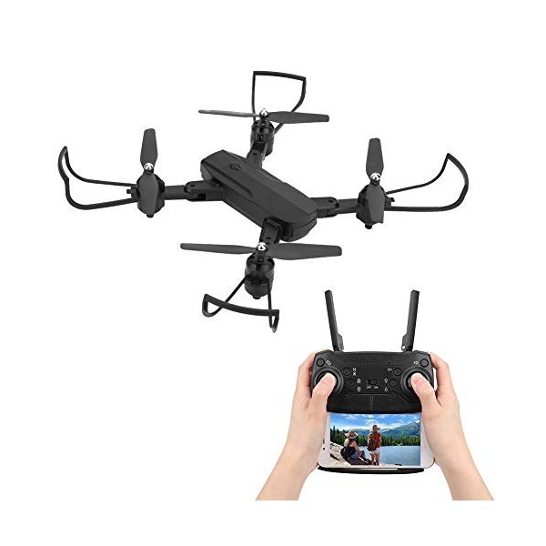 Drone RC avec caméra HD 1080P / 4K, Quadricoptère GPS Pliable RC, Quadricoptère Smart Follow Drone avec décollage/atterrissag