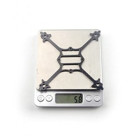 VLIZO pour HappyModel Crux3 Frame Kit EX1202.5 KV6400 1-2S 115mm 3 Pouces Cure-Dents pour Gemfan 3018 Hélice pour Crux3 Racin