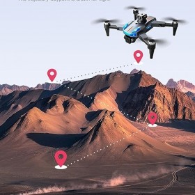 Drone télécommandé avec Caméra 1080p pour Adultes et Enfants, Jouet Quadricoptère 4K Prise de Vue HD à 360 Degrés Affichage e