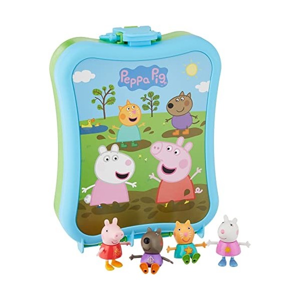 Peppa Pig Peppa’s Adventures Peppa’s Carry-Along Friends Case Toy