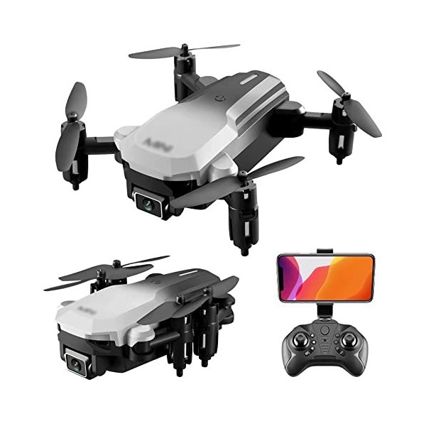 GUYANA Mini Drone avec Double caméra 4K HD pour Enfants, Jouets télécommandés, Cadeaux pour garçons et Filles avec Maintien d