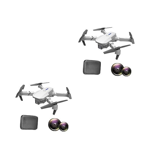 Totority 2 Pièces E525 Double Objectif 4K Ultra Haute Définition Photographie Aérienne Jouet Drone Drone Pliable Drone Quadri