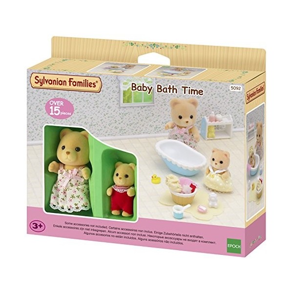 Sylvanian Families - 5092 - Le bain de bébé ours Multicolore Norme