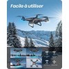 Holy Stone Drone HS110G GPS avec caméra 1080P HD Live pour enfants, quadcopter RC télécommandé avec Follow Me, 2 batteries lo