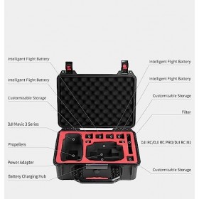 Étui de transport rigide étanche PGYTECH compatible avec Mavic 3 Pro/Mavic 3/ Mavic 3 Classic, étui de transport sécurisé pou