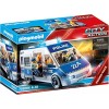 Playmobil 70899 Fourgon de Police avec Effets Lumineux et sonores- City Action- Les policiers- Promo-Pack Coffret Univers