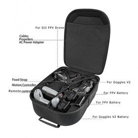 Sac à Dos de Rangement pour DJI FPV Combo Drone et Accessoires, Sac de Transport Multifonctionnel pour DJI FPV Racing Drone, 