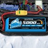 Yowoo 4S Lipo Batterie 5000mAh 14.8V 150C RC Batterie Graphène with XT90S Connecteur pour FPV Racing Drones Vélo de Route Qua