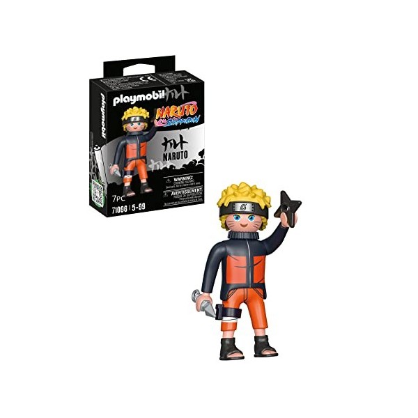 Playmobil 71096 Naruto Shippuden, Ninja, héros Issu de la série danime pour reconstituer des scènes légendaires ou Inventer 