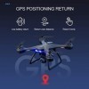 5G WiFi RC Dronceur quadriculaire, Drone GPS Portable GPS, Drone GPS avec caméra 4K pour Adultes, Distance à Distance de 2000