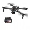 LUXWALLET Aerofly X Dodge - 30 km/h - Drone GPS + OAS Obstakel Avoidance Sensor - 1200 mètres - Télécaméra et 1 axe - Stabi