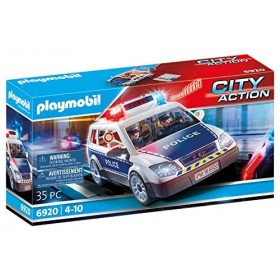 Playmobil 6920 - City Action - Voiture de Police avec Gyrophare et Sirene